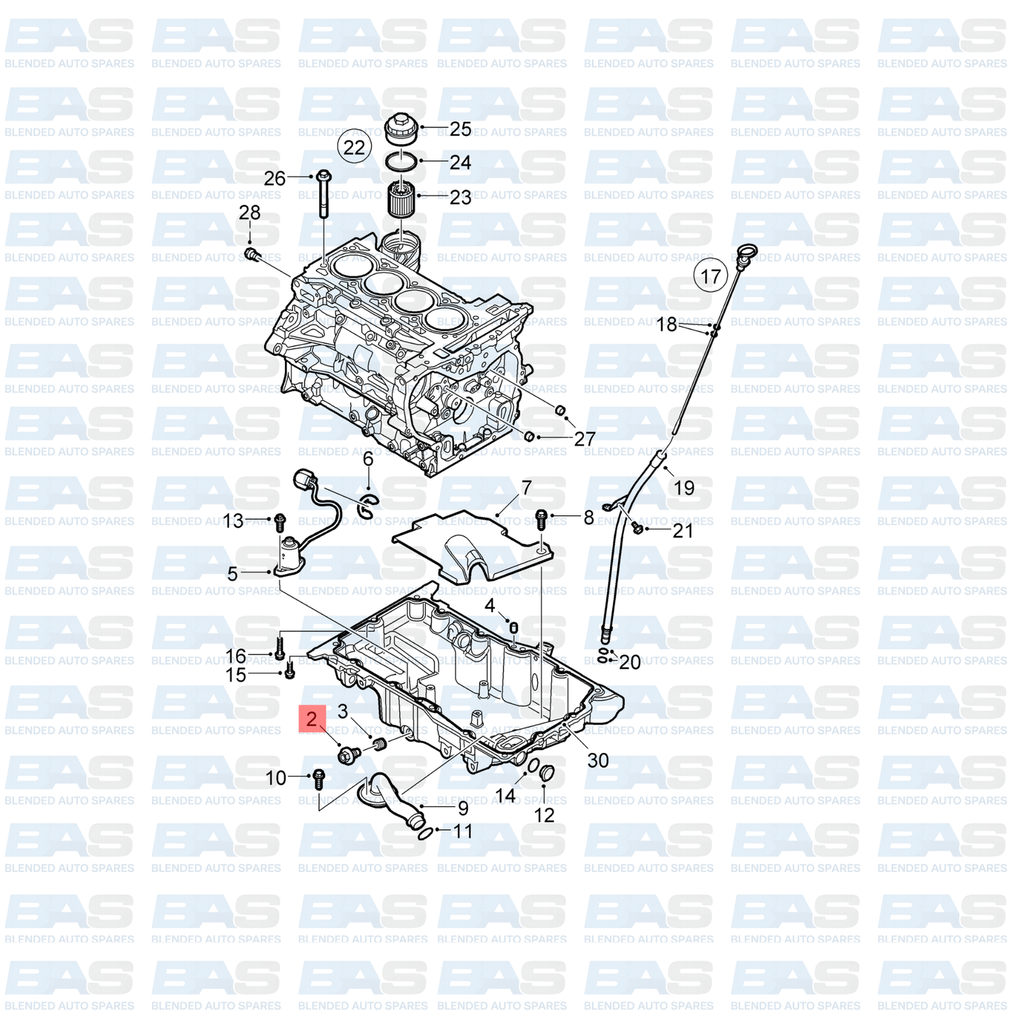Chevrolet Captiva 2.4 Sump plug (C140)