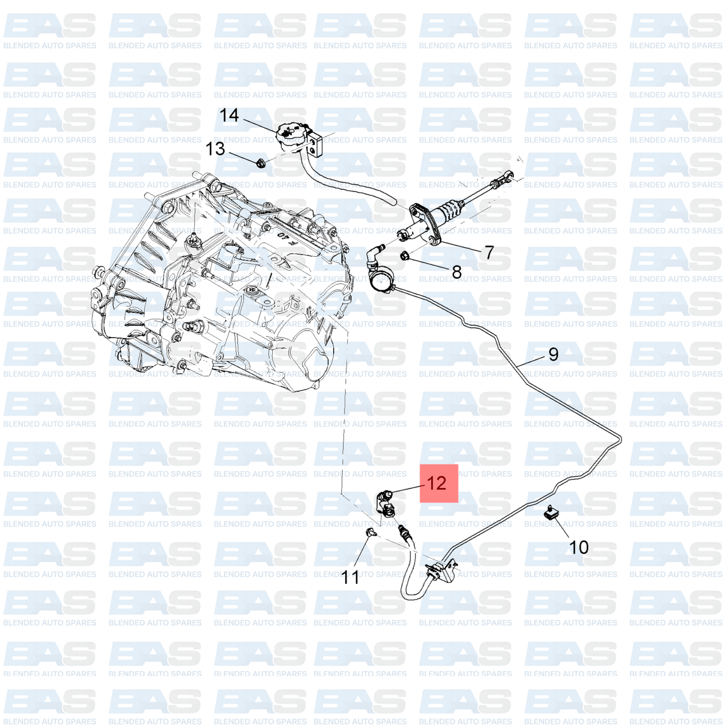 Chevrolet Captiva 2.4 Clutch pipe connector bleeder (C140)