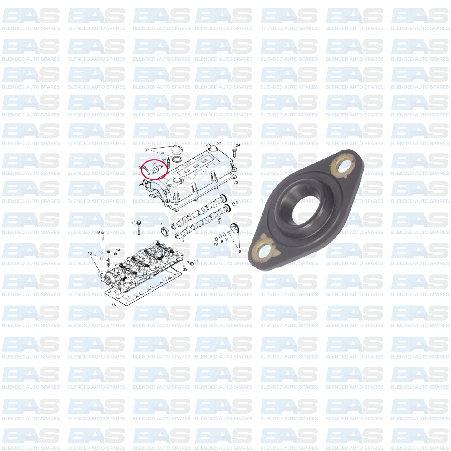 Opel Corsa C Utility 1.7D Injector seals