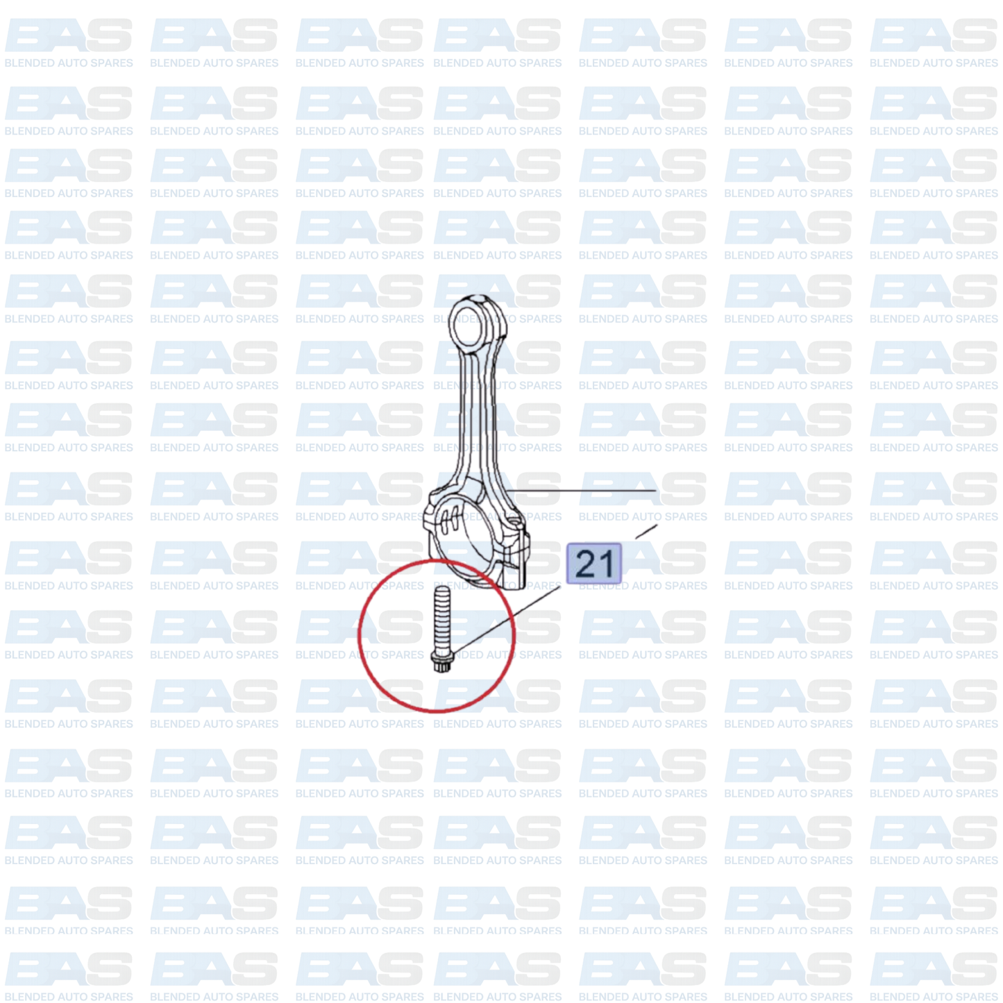 Chevrolet Sonic 1.6 Conrod bolt
