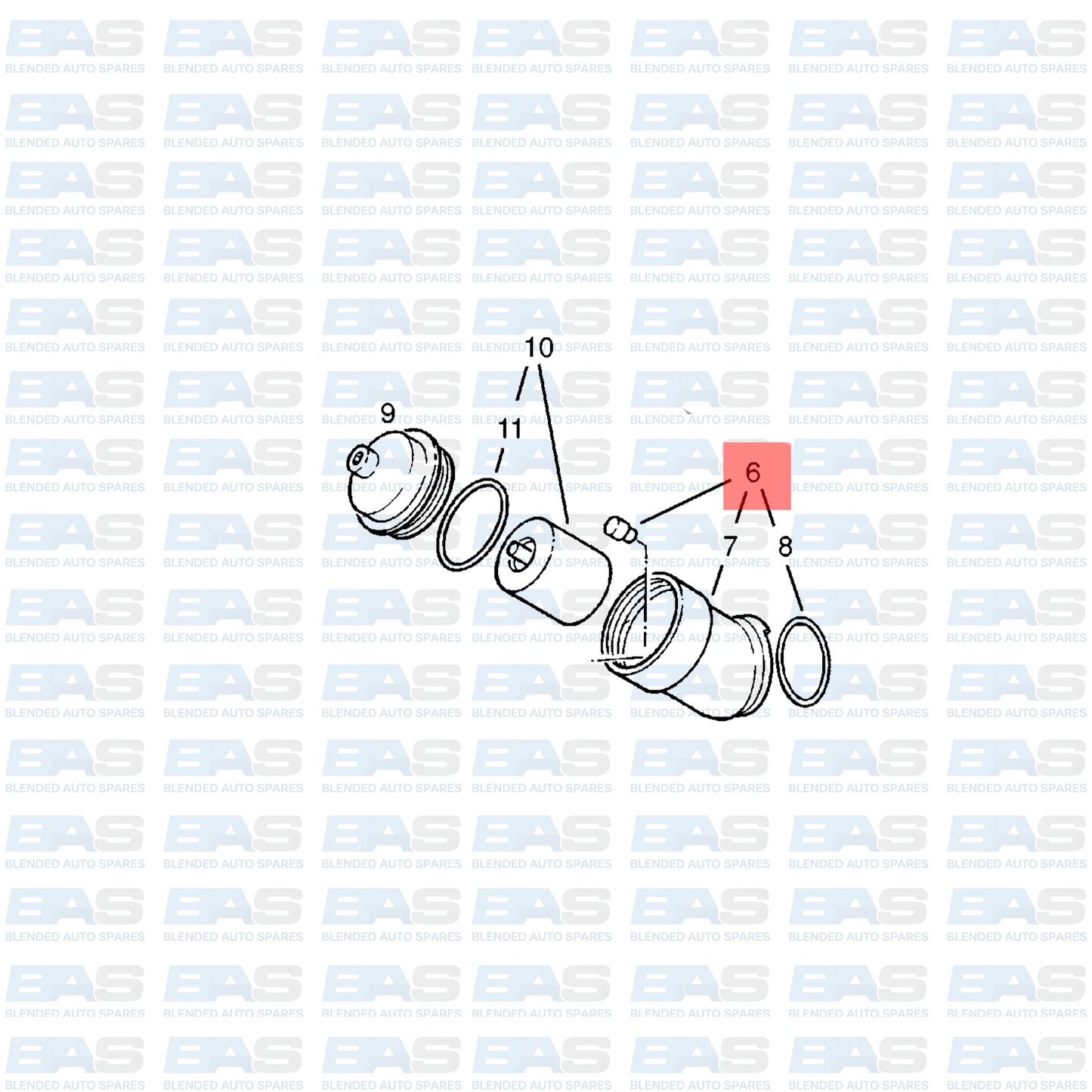 Opel Astra G 1.8 Oil filter housing and gasket