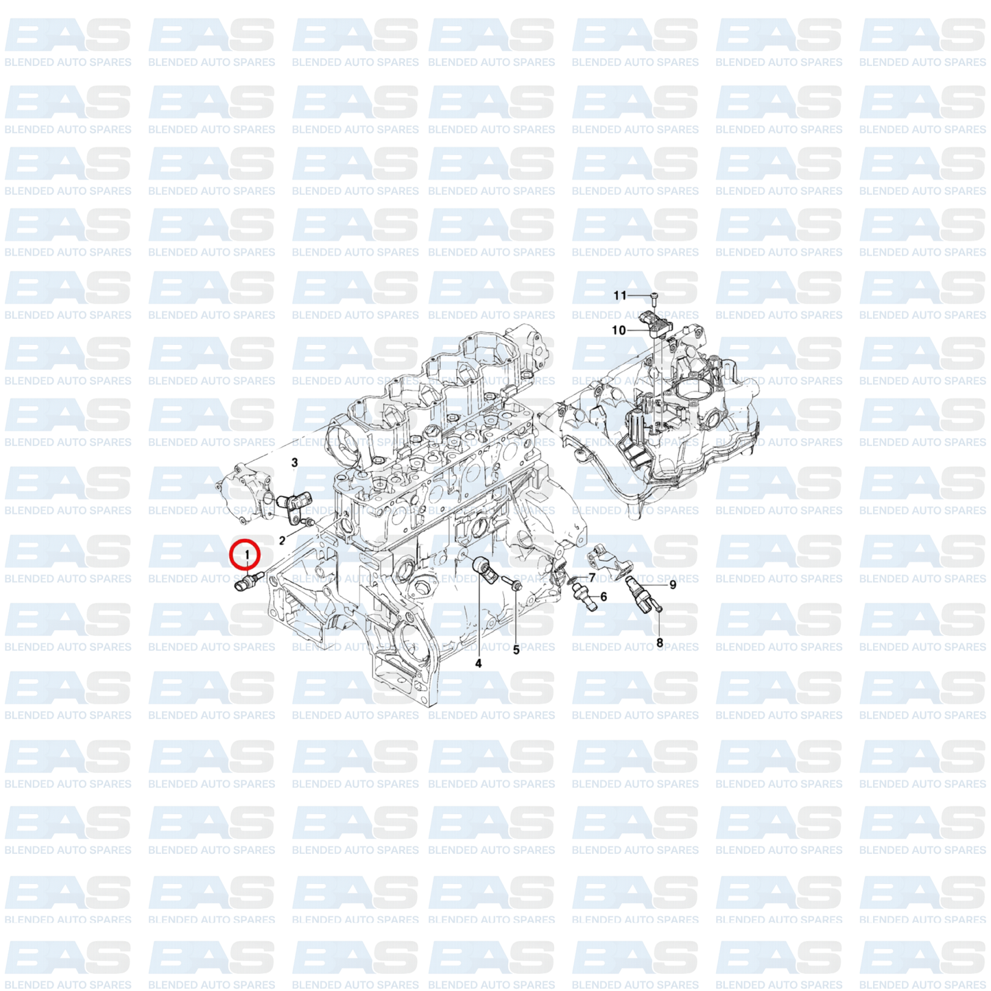 Chevrolet Utility Temperature sensor (Type 2)