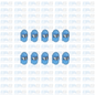 Opel Corsa C Interior trim clips