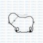 Chevrolet Captiva 2.4 Timing cover gasket (C140)