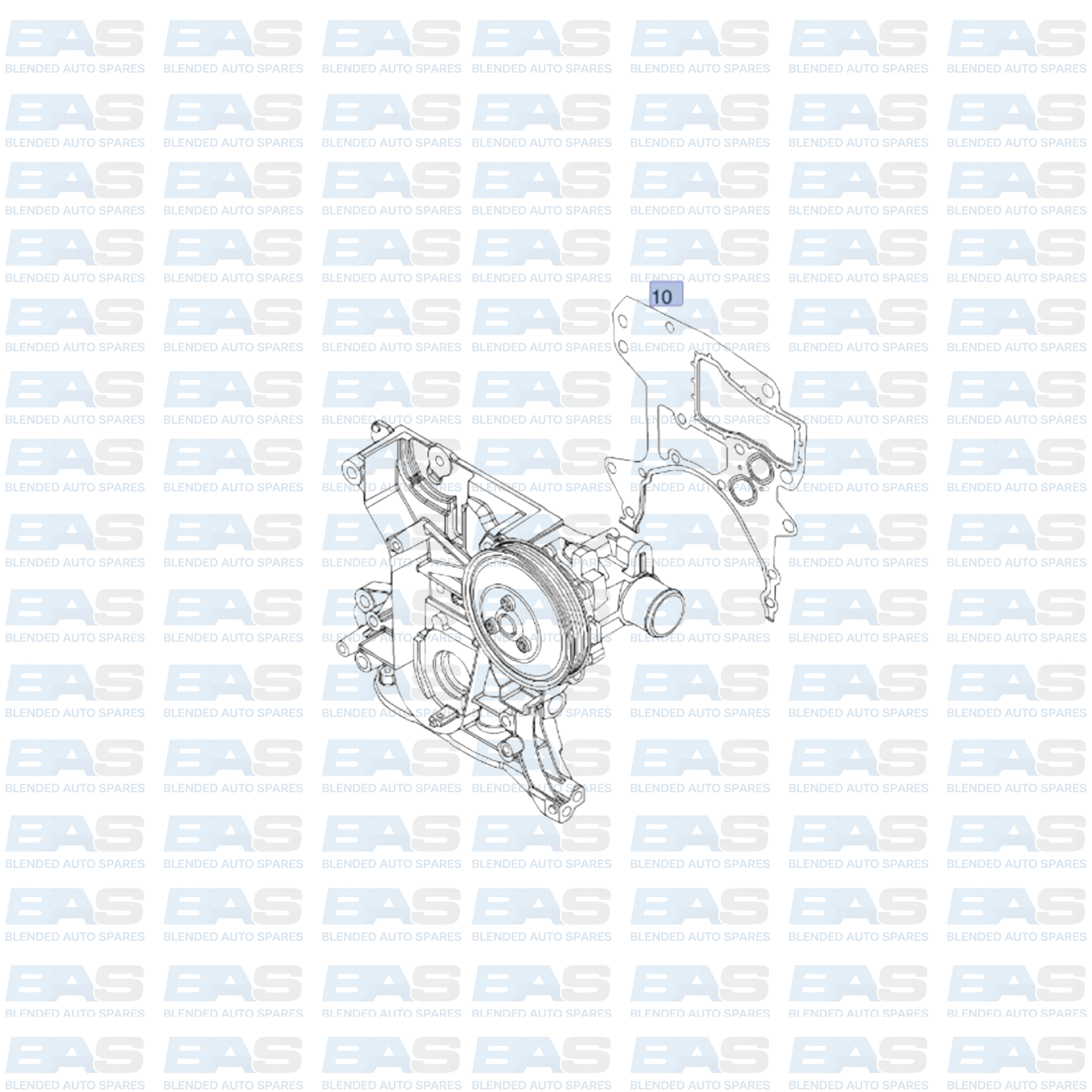 Chevrolet Sonic 1.6 Timing cover gasket