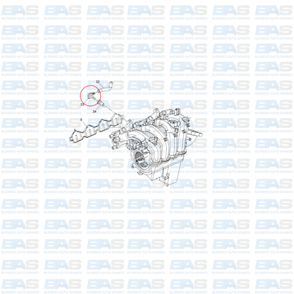Chevrolet Cruze 1.6/1.8 Intake manifold check valve