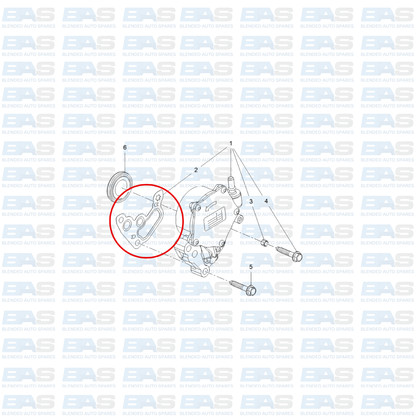 Opel Corsa E 1.0T vacuum pump gasket