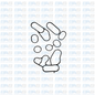 Chevrolet Utility 1.3D Oil cooler gasket kit