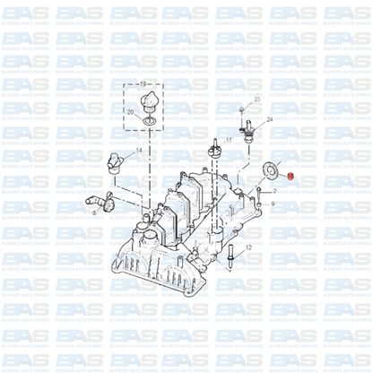 Opel Corsa E 1.0T Vacuum pump seal