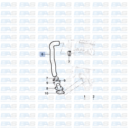 Chevrolet Utility 1.4/1.8 Cambox breather pipe