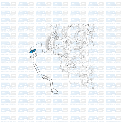 Opel Corsa E 1.0T Oil return pipe gasket