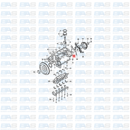 Opel Corsa C Water pump outlet pipe