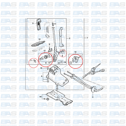 Chevrolet Utility gearlever bush kit