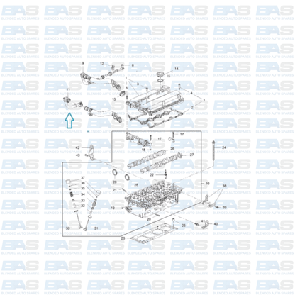 Opel Astra J 1.6T PCV hose