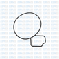 Chevrolet Captiva 2.4 Water pump gasket (C140)