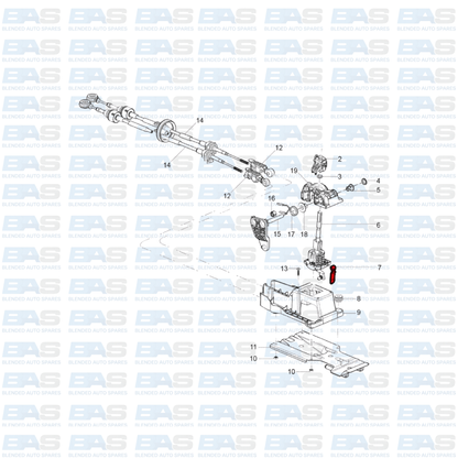 Chevrolet Utility Reverse lift clip