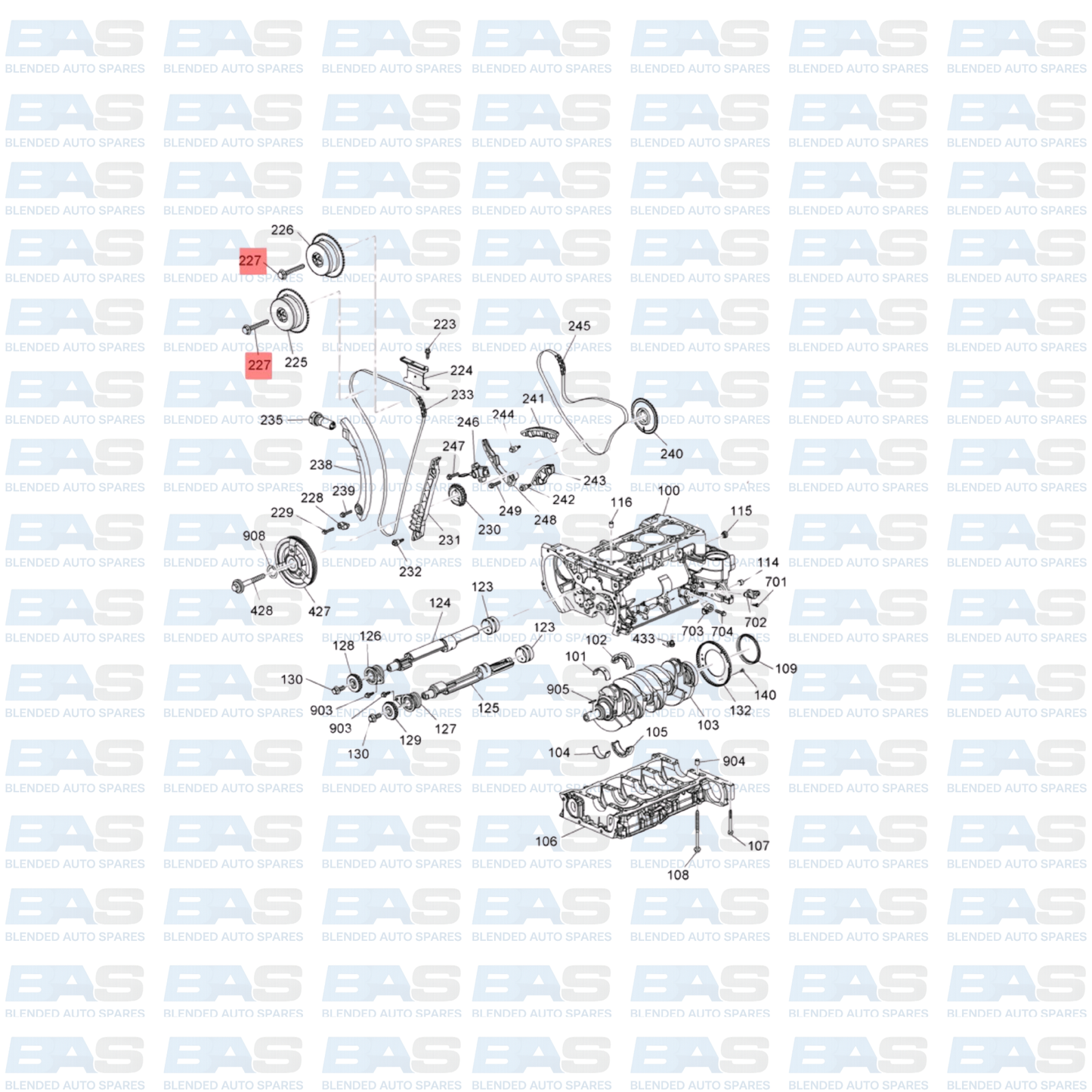 Chevrolet Captiva 2.4 Camshaft bolt (LE9)