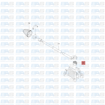 Opel Corsa C Gear lever bush