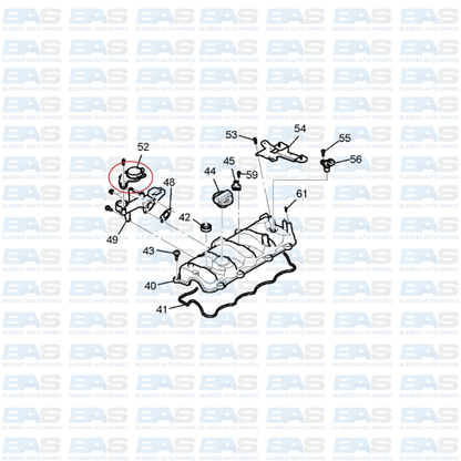 Chevrolet Captiva 2.0D PCV kit