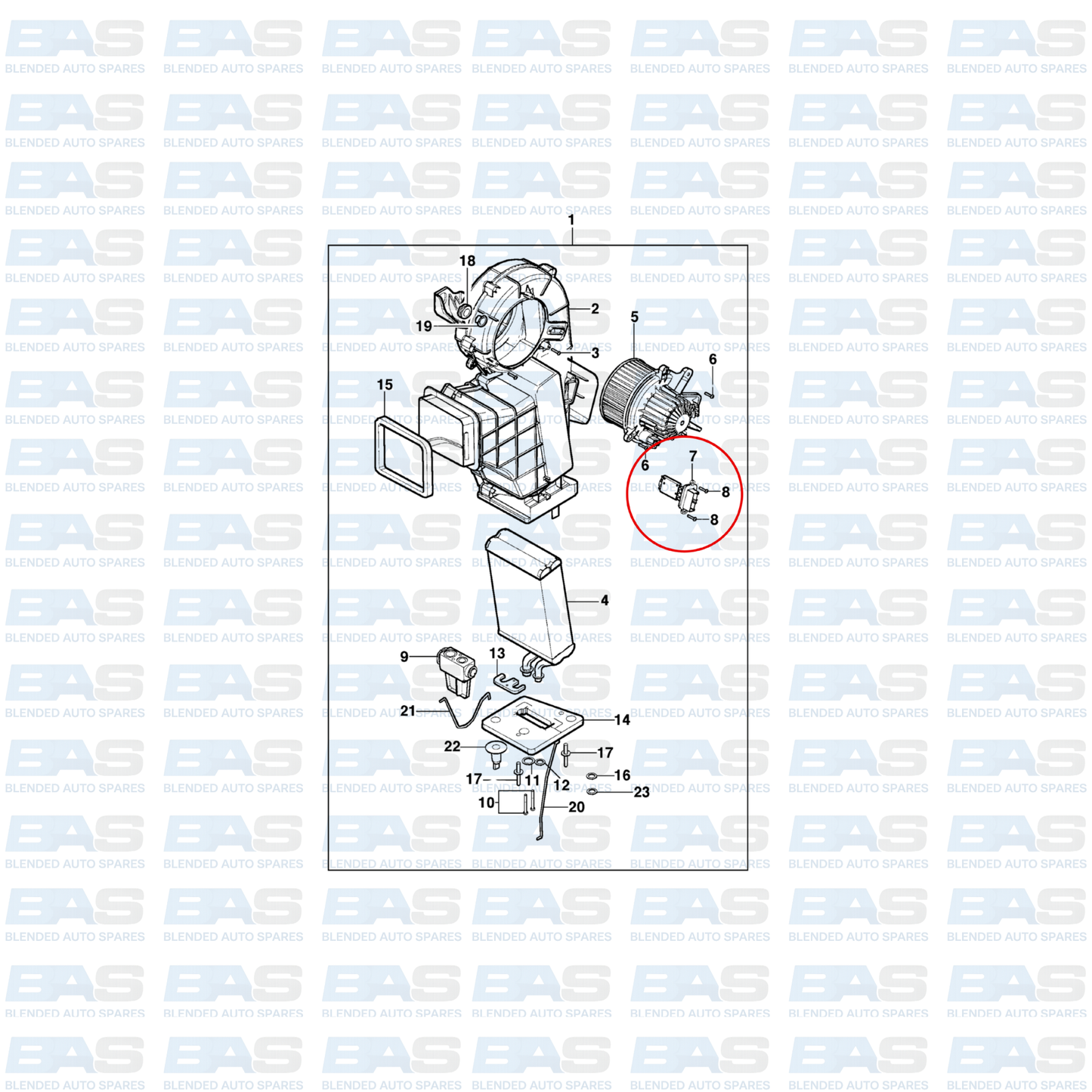 Chevrolet Trailblazer 2.5/2.8 Blower resistor