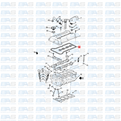Chevrolet Spark 1.2 Tappet cover gasket