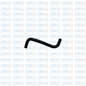 Chevrolet Spark 1.2 Heater inlet pipe