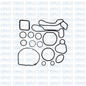Chevrolet Sonic 1.6 Oil cooler gasket kit